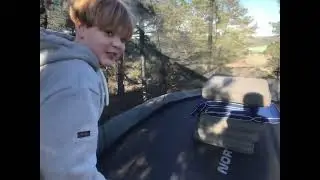 24 timer p&aring; trampoline