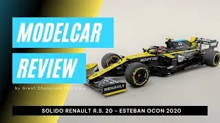 REVIEW Solido 1:18 Diecast Renault R.S.20 F1 modelcar, Esteban Ocon British GP 2020