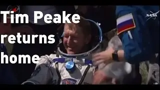 Tim Peake's journey home from Space