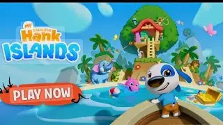 🐶 My Talking Hank Island Adventures! 🌴 | Cute Dog Fun & Island Surprises