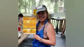 My first watercolor painting lesson....Wedding Anniversary's Alaska cruise with Celebrity cruiseline