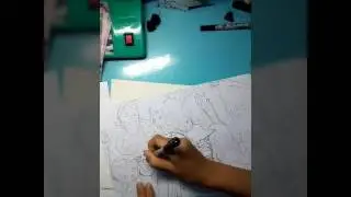 Speed drawing Straw Hat ( vẽ anime )
