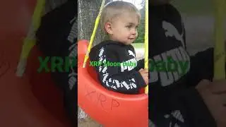 xrp crypto Moon baby on the zipline bouncing back my baby don't have no weak hands Diamond hands💎🙌🚀