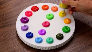 How To Paint a Poppy Flowers For Beginners｜Acrylic Painting Step By Stpe (1461)