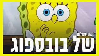 חמש שאלות של בובספוג שאף פעם לא תהיה להן תשובה