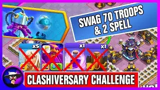 Easily 3 Star Clashiversary Challenge | How to Complete Clashiversary Challenge #1 | Clash of Clans
