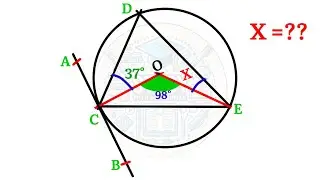 VID:-8|| GEOMETRY... CIRCLE 🔴|| FIND THE ANGLE || FIND THE VALUE OF X. @OyeItsANIL 