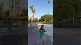First Ever Transfer On Half Pipe Ramp