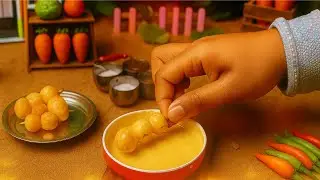 Mini Chicken Ball Recipe 🍗 | Real Fire Village Mini Cooking | Mini Food Cooking.