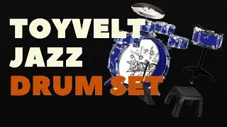 TOYVELT JAZZ DRUM SET 12