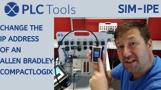 Change a Static IP Address of an Allen Bradley Compactlogix 5370 PLC