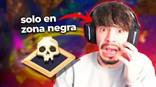 INTENTANDO SOBREVIVIR SOLO en ZONA NEGRA 💀🔥 Albion Online