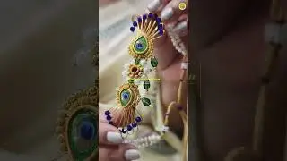 Peacock Design Jewellery : Signature design of Bahawa Creation | 7304659727 | #shorts