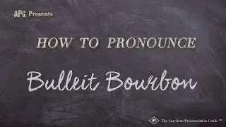 How to Pronounce Bulleit Bourbon (Real Life Examples!)