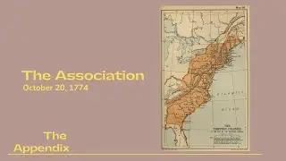 The Association October 20, 1774 - Prohibiting Slavery in America