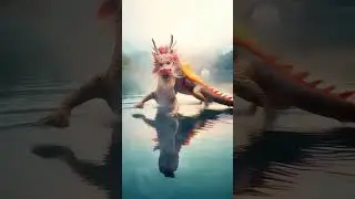 Golden Dragon and Koi Fish Transformation #Dragon #mystic #transform #aiart