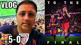 Match Vlog What a Night!  Barcelona Smash Athletic Bilbao 5-0 | Raphinha Brace