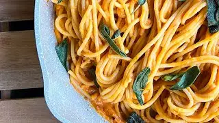 🎃 Delicious Pumpkin Pasta Recipe | Easy Vegan Cooking