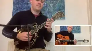 Donna Lee - Gypsy Jazz Mandolin and Guitar (Washburn M-5S BR JWC Catania swing) David Jones