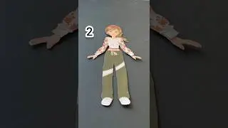 Which style is your favorite 1-3? #shorts #fashion #paperdolls  #diy #draw #art #paperdollsdressup