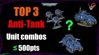 Top 3 Best Space Marines Anti-Tank Unit Packages Under 500pts | Warhammer 40K Tactics