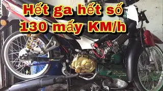 Wave Alpha 110cc L&agrave;m Full 54zz Cảm Nhận Của Chủ Xe 130 mấy Km/h