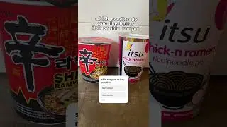 Itsu noodles OR shin ramyun#Ramen #Noodles #Pole #FunMyLife #Amazing #Slay✨🍜￼￼