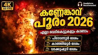 കണ്ണേങ്കാവ് പൂരം 2026 | Kannenkavu Pooram 2026 | എല്ലാ ദേശം വെടിക്കെട്ട്