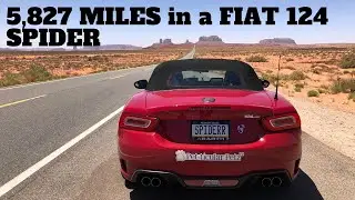The Open Road Awaits: A Fiat 124 Spider Road Trip Journey