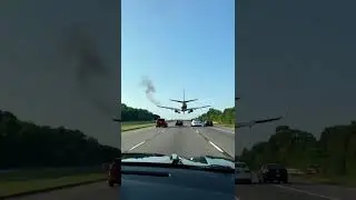 Emergency landing of a plane right on a highway in one of the states! Drivers were stunned 😅