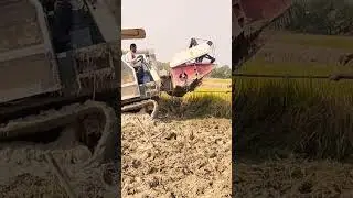 Amazing GAM Harvester 2022 new combine harvester machine paddy cutter viral video 😱😱😱😯😯