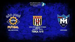 FUTSAL AO VIVO &ndash; S&atilde;o Jos&eacute; Futsal x Inter Mogi | Copa Ciro Font&atilde;o Sub-20 | QUARTAS - VOLTA