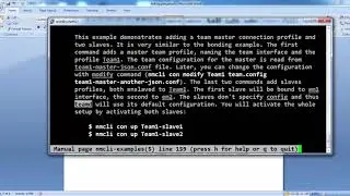 RHCE-7: Use network teaming or bonding to configure aggregated network links