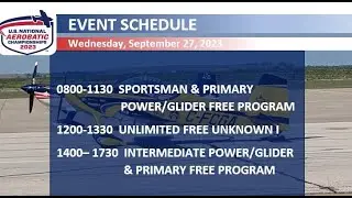 2023 US National Aerobatic Championships - September 28, 2023