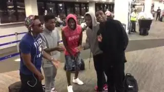 Brotherly Love singing in Terminal 3