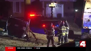 Person killed in two-vehicle crash involving garbage truck in Ballwin overnight