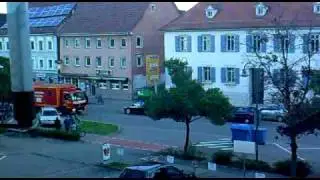 Feuerwehr Spaichingen GW-AS auf Einsatzfahrt