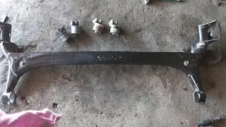 toyota carolla rear axle Bush  replace by#viralvideo #