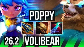 POPPY vs VOLIBEAR (JGL) | EUW Grandmaster | 26.2