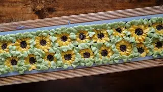 MAKING SUNFLOWER SOAP WITH SUNFLOWER INSIDE THE BAR | Cold Process Soap Making - Mountain View Soap
