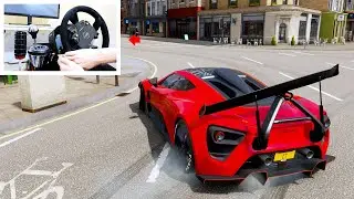 Best Drift Tune for the New Zenvo! - Forza Horizon 4 Steering Wheel + Pedals Gameplay