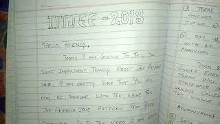 Changes in pattern of IITJEE 2018 - must watch
