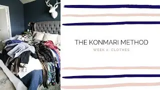 Konmari Method Challenge: Clothes | How to Declutter Your Clothes