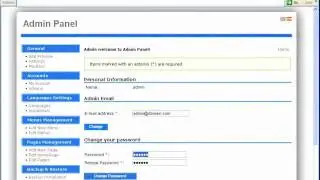 ApPHP Micro CMS - Admin Panel Tutorial Part 1