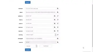 How to update your reverse delegations