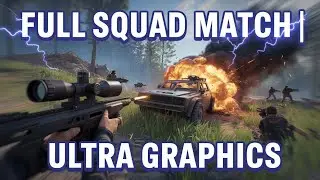 PUBG PC Ultra Graphics 🔥 Full Squad Gameplay | Intel Arc A580 4K