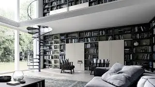 Ultra Modern Home Library Design Ideas