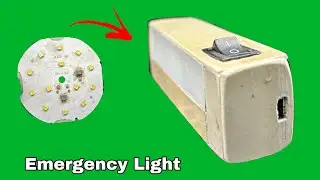 How To Make Emergency Light | powerful  rechargeable light kaise banaen