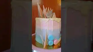 colorful choc dripped cake #baker #cakedecorating #mycake