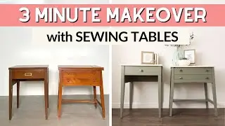 Upcycle Sewing Table Idea | 3 Minute Makeover